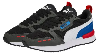 Produktbild von Puma - Kinder Sneaker "R78", Logo PP6773 (37,5 EU) (Schwarz/Blau/Grau)