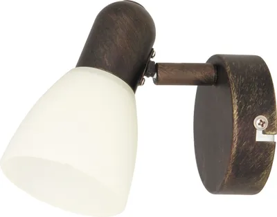 Image de Applique avec abat-jour en verre E14 bronze antique Soma 6591 Rabalux