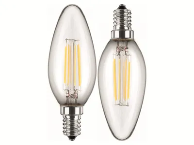 Produktbild von BLULAXA LED-Lampe 49060 Kerze, E14, EEK: F, 4,5 W, 470 lm, 2700 K, 2 Stück