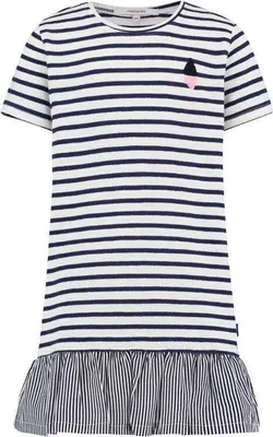 Produktbild von Noppies Kleid Rosemead weiß blau 86