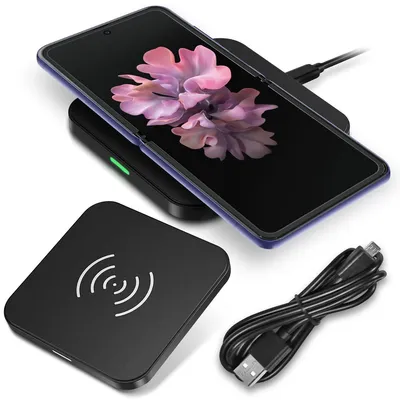 Produktbild von QI Wireless Charger Ladegerät für Samsung Galaxy Z Flip Fold 7 / FE 6 5 4 3 Ladestation