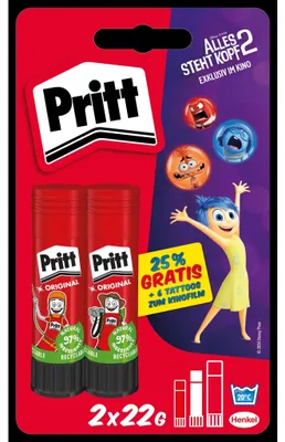 Produktbild von Pritt Klebestift 2x22g Alles steht Kopf 2 Design BTS2024 retail