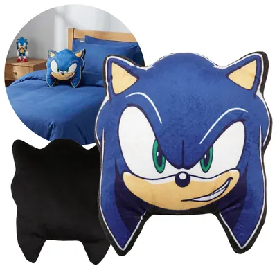 Produktbild von Sonic Weiches Dekokissen, Raumdekoration, Velours, Formkissen 29 × 33 cm,