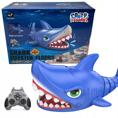 Image de Requin télécommandé interactif avec sons et musique – robot requin RC infrarouge, jouet radiocommandé pour enfants dès 3 ans