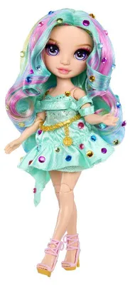 Zdjęcie produktu dla Rainbow High Be Dazzling Fashion Dolls- Celine Turquoise (Teal), Lalka modowa, Damski, 4 lat(a), Chłopak, dziewczyna, Morski