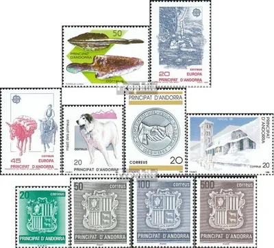 Produktbild von Briefmarken Andorra - Spanische Post 1988 Mi 199-208 (kompl.Ausg.) Jahrgang 1988 komplett postfrisch Andorra