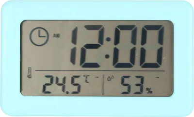 Obrázok produktu pre Digitálne stolové hodiny, veľká obrazovka, 12/24-hodinové zobrazenie času a teploty, stojan, malé, pre kanceláriu, školu, domácnosť