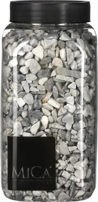 Produktbild von Mica Deko Steine hellgrau 650 ml
