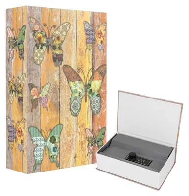 Imagen del producto de Caja fuerte con combinación numérica, de 18 x 11,6 cm, para guardar dinero y joyas