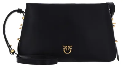 Produktbild von PINKO Umhängetasche Triplet Mini Vitello Morbido Black + Antique Gold schwarz