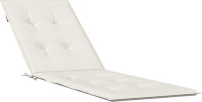 Obrázok produktu pre vidaXL Vankúš na lehátko Melange krémový (75+105) x 50 x 4 cm látka