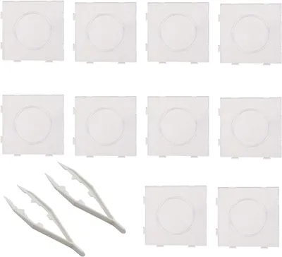 Produktbild von Bügelperlenplatten 10 Stück, 5 mm, quadratisch, mit Schablonen und Zangen, für Basteln