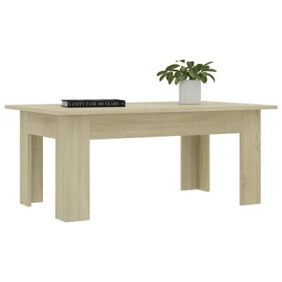 Produktbild von Cloris DesignMöbel Couchtische - Braun Couchtisch Sonoma-Eiche 100x60x42cm Holzwerkstoff Schlichtes2936973