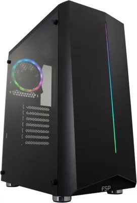 Produktbild von FSP Geh Midi CMT151 ATX/M-ATX o.N. Black retail