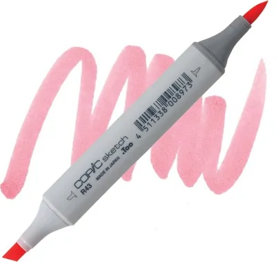 Obrázek produktu pro Lihová fixa COPIC Sketch oboustranná Brush & Chisel, R43 Bougainvillaea