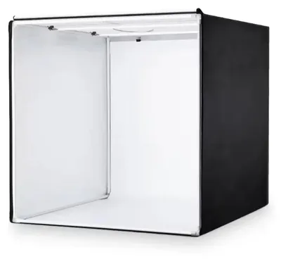 Produktbild von Fotostudio Lichtbox, einstellbare Farbtemperatur, Mehrwinkelaufnahme, 100cm Lichtbox