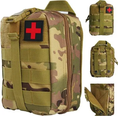 Produktbild von Famanu Survival Kit für Erste Hilfe - 18-teiliges Set für Outdoor-Abenteuer
