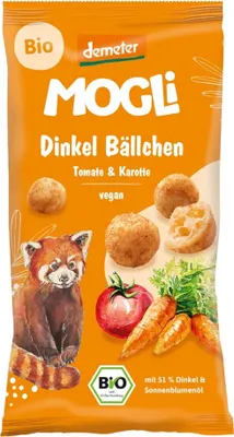 Produktbild von MOGLi demeter Dinkel-Tomaten-Bällchen (40 g)