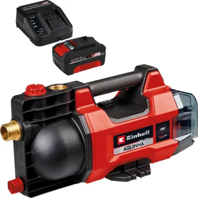Produktbild von EINHELL Akku-Gartenpumpe AQUINNA 18/28 + Starterset