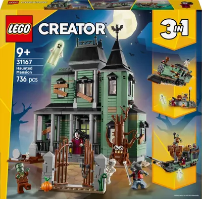 Produktbild von Lego Creator 3W1 31167 Spukvilla-3 Modelle, 5 Minifiguren Klocki LEGO