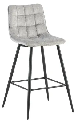 Imagen del producto de Juego de 4 taburetes Barhocker Lucille - Color gris