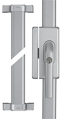Produktbild von ABUS Fenster-Zusatzsicherung FOS650 AL0145 - Stangenschloss mit Druckzylinder, gleichschließend - ABUS-Sicherheitslevel 10-73018 - Silber