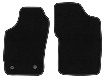 Image de Tapis avant en moquette pour Peugeot 205 1983-1998 (à hayon) – 2 pièces, noirs, sur mesure – Wielganizator BASIC