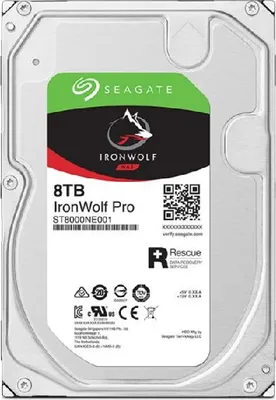 Zdjęcie produktu dla Seagate Ironwolf Pro ST8000NT001 Wewnętrzny dysk twardy 3,5'' 8 TB 7200 obr