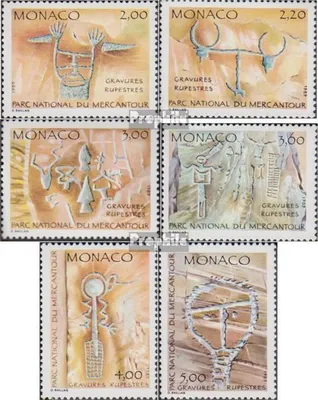 Produktbild von Briefmarken Monaco 1989 Mi 1896-1901 (kompl.Ausg.) postfrisch Felsenzeichnungen