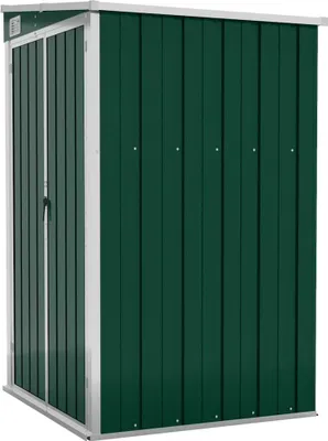 Produktbild von vidaXL Anbauschuppen Grün 118x100x178 cm Verzinkter Stahl