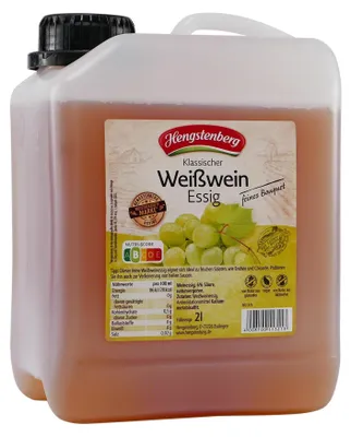 Produktbild von Hengstenberg Weißwein-Essig 6% Säure (2,0L)