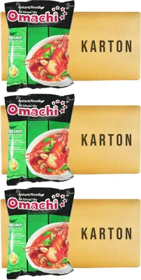 Produktbild von Omachi Instantnudel Shrimps Geschmack 90x79g