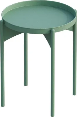 Zdjęcie produktu dla Stolik kawowy z okrągłym metalowym blatem, wys. 57 cm - COLE