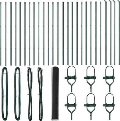 Produktbild von vidaXL Ground Fix Geschweißter Drahtzaun 50 x 1 m (B x H)