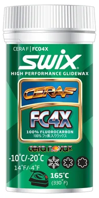 Produktbild von SWIX Cera Skiwachs, grün, 30 g, 100 % Fluorkohlenstoffpulver, für Ski- und Snowboard-Tuning