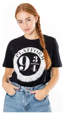 Produktbild von Harry Potter T-Shirt Platform 9 3/4 Raised Print Größe XL