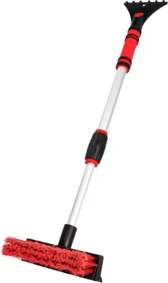 Produktbild von NIGRIN Eisschaber/Schneebesen aus 100% recycletem Material lang Teleskop