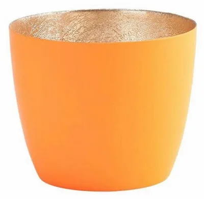 Produktbild von Gift Company Windlicht Madras Neon Orange Gold