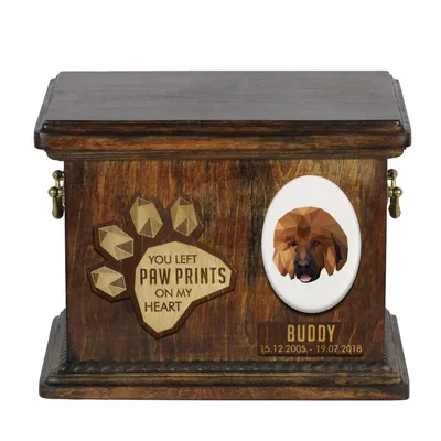 Productafbeelding van Tibetaanse mastiff - Urn voor as van een hond, gepersonaliseerde urn met gravure, herdenkingskist voor as van een hond, merk Art-Dog