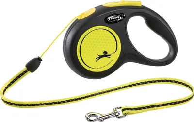 Zdjęcie produktu dla flexi nowa lina NEON S 5 m czarna