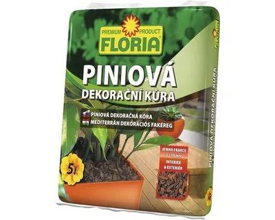 Image de Ecorce de pin décorative fine Agro Floria 5 l