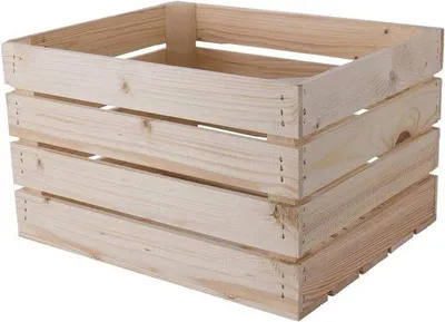 Produktbild von Famanu Holz-Obstkiste - Aufbewahrungsbox & Dekoration - 50x40x30 cm