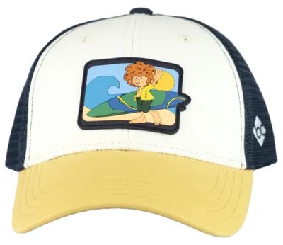 Obrázek produktu pro Čepice Bavarian Caps „Pumuckl surfuje“, béžová, velikost: univerzální