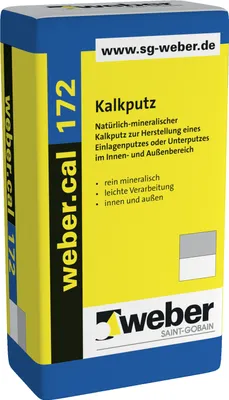 Immagine prodotto di weber.cal 172 Unterputz 30kg naturgrau