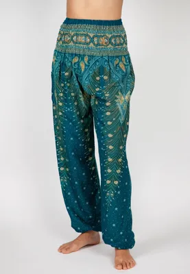 Produktbild von paigh Haremshose mit bequemem Dehnbund Orientalisches Meer M/L