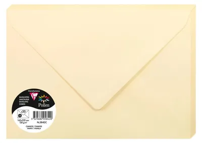 Produktbild von Clairefontaine Umschlag C5 Pollen 120g chamois