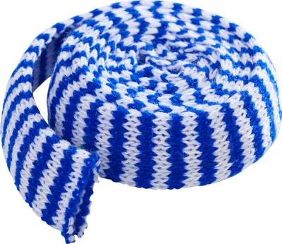 Produktbild von Strickschlauch, zweifarbig, 22 Nadeln/Ø 3 cm, 100 cm Blau/Weiß