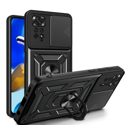 Produktbild von Handyhülle Xiaomi Redmi Note11Pro Handy Tasche Hülle Outdoor Case Silikon Bumper