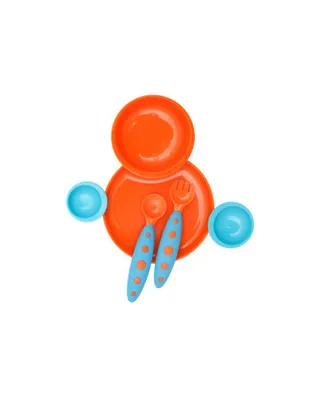 Produktbild von Boon - Komplettes Ess-Set für Kinder blau-orange