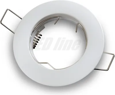 Produktbild von LED-line Einbaustrahler Ø77mm max. 35W Spot IP20 Downlight rund weiß matt